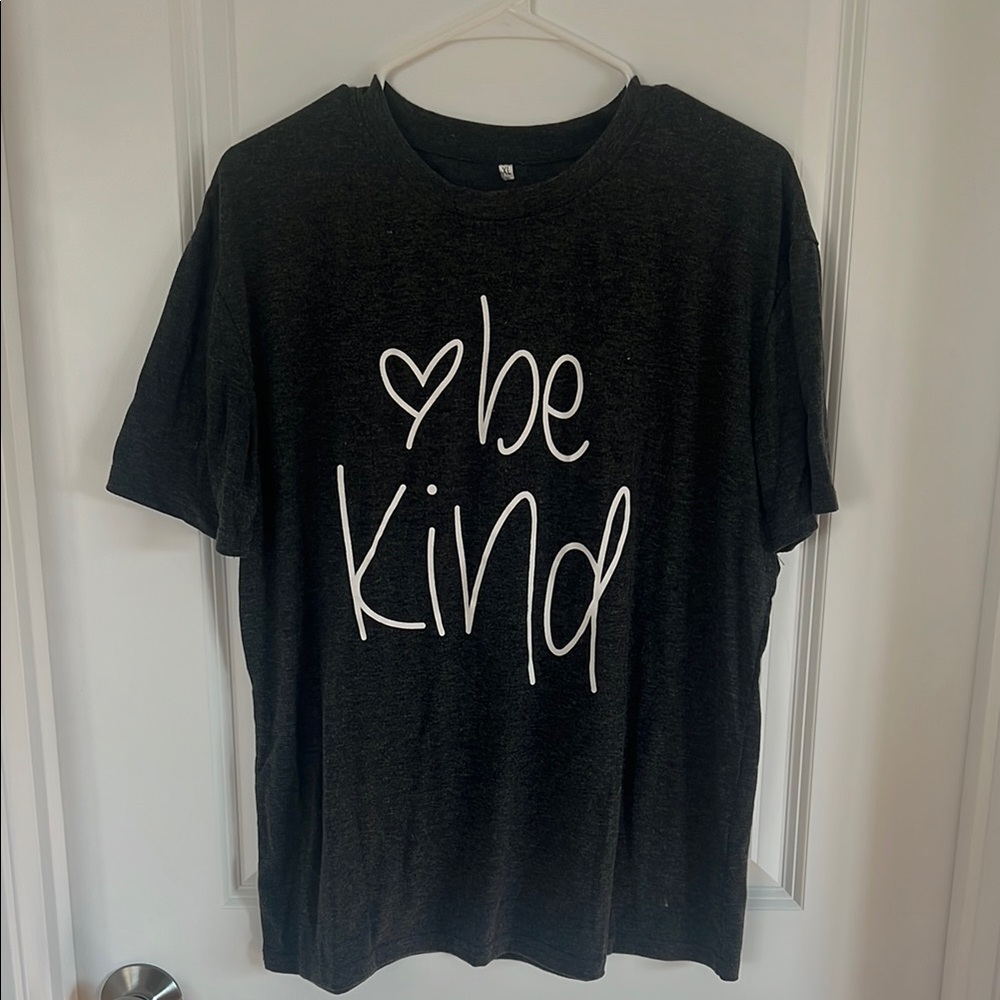 Black 'Be Kind' Kids Shirt